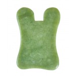 Piatra de jad natural pentru masaj facial sau corporal Gua Sha Cod JD013